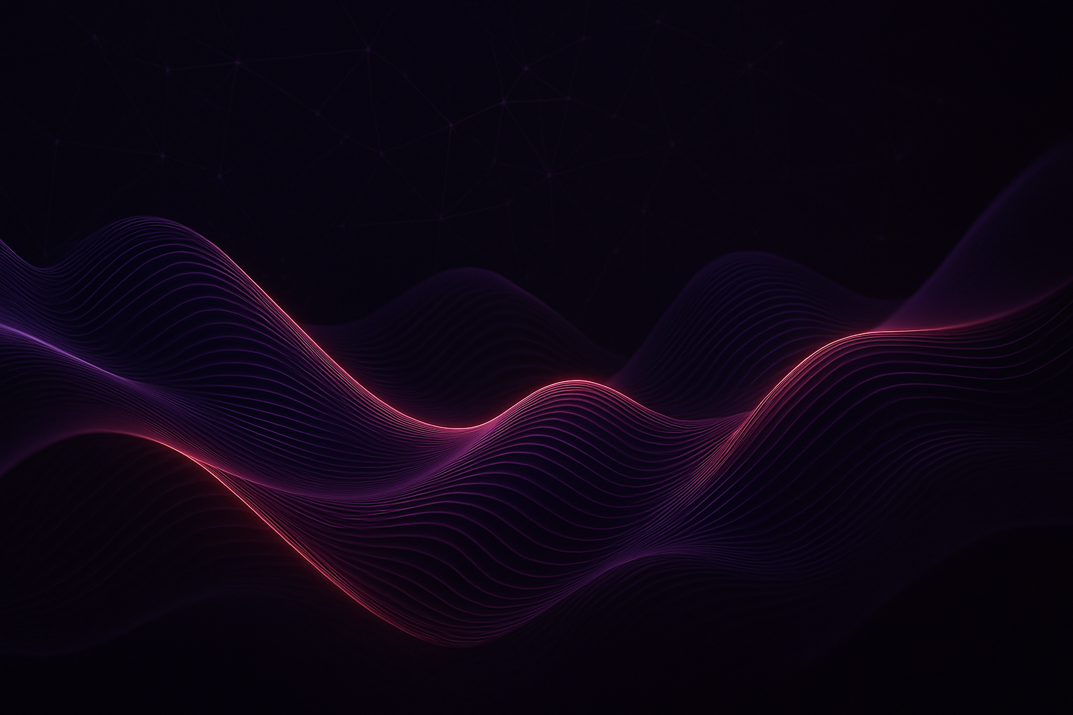 AI-generated illustration of futuristic neural waveform